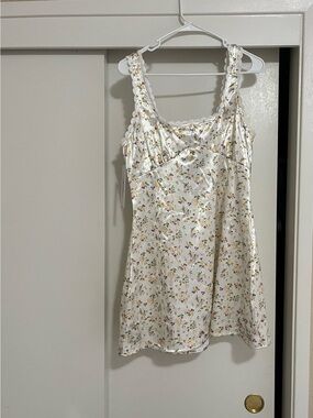 Princess Polly Cream Floral Mini Dress